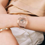 Casio G-Shock Pink Beige Resin Strap Women Watch GM-S2100PG-4ADR-P