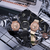 Casio G-Shock Black Resin Strap Unisex Watch GM-S2110PG-1A4DR-P
