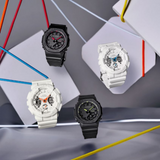 Casio G-Shock Digital-Analogue Resin Strap Women Watch GMA-S120SA With P Series