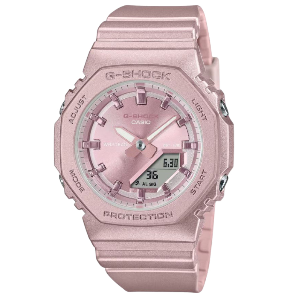 Casio G-Shock Pink Resin Strap Women Watch GMA-P2100ST Series