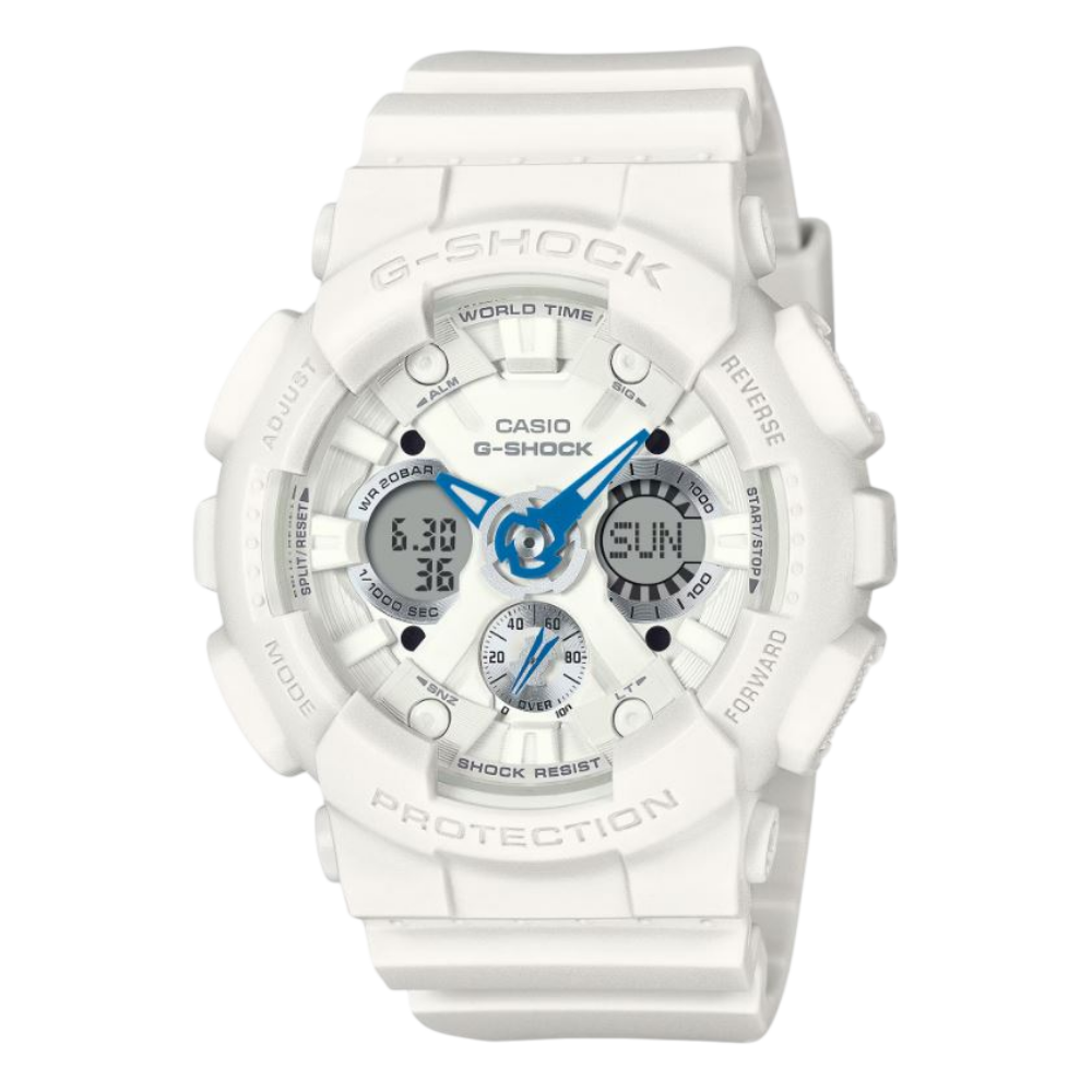 Casio G-Shock Digital-Analogue Resin Strap Women Watch GMA-S120SA With P Series
