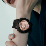 Casio G-Shock Digital-Analog Resin Strap Women's Watch GMA-S140PG With P Series