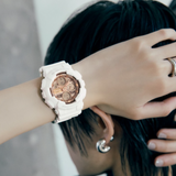 Casio G-Shock Digital-Analog Resin Strap Women's Watch GMA-S140PG With P Series