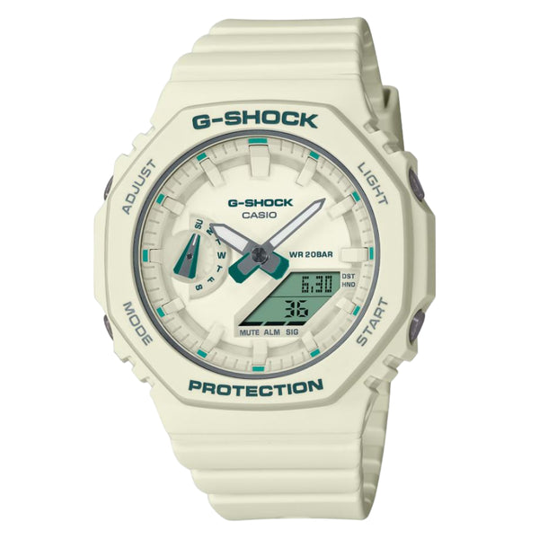 Casio G-Shock White Resin Strap Women Watch GMA-S2100GA-7ADR-P