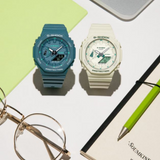 Casio G-Shock White Resin Strap Women Watch GMA-S2100GA-7ADR-P