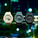 Casio G-Shock White Resin Strap Women Watch GMA-S2100GA-7ADR-P