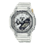 Casio G-Shock Digital-Analogue Transparent Resin Strap Men Watch GMA-S2140RX-7ADR-P