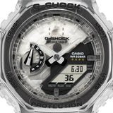 Casio G-Shock Digital-Analogue Transparent Resin Strap Men Watch GMA-S2140RX-7ADR-P