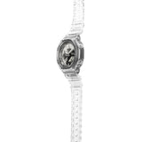 Casio G-Shock Digital-Analogue Transparent Resin Strap Men Watch GMA-S2140RX-7ADR-P