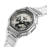 Casio G-Shock Digital-Analogue Transparent Resin Strap Men Watch GMA-S2140RX-7ADR-P