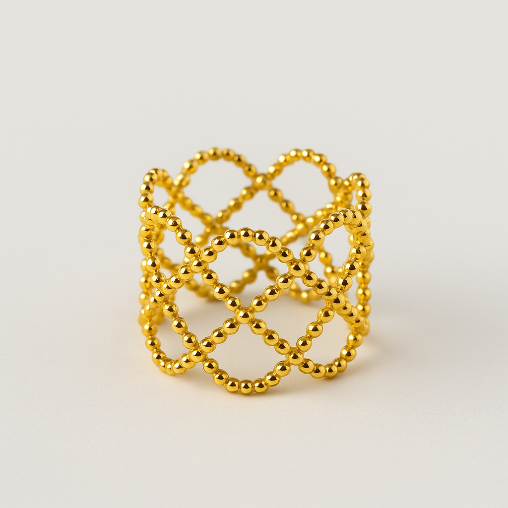 AG Collective Jewelry – Golden Lattice Ring