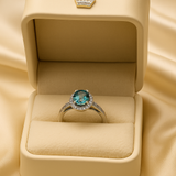 AG Collective Jewelry - Azure Heart Radiance Ring