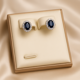 AG Collective Jewelry – Midnight Elegance Halo Earrings