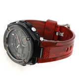 CASIO G-SHOCK GST-210M-4ADR RED RESIN STRAP MEN'S WATCH
