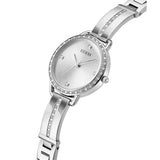 Guess Analog Silver Stainless Steel Strap Women's Watch GW0022L1