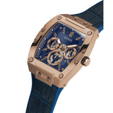 Guess Multifunction Blue Leather Strap Men's Watch GW0202G8