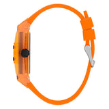 Guess Multifunction Black Dial Orange Silicone Strap Men Watch GW0203G10