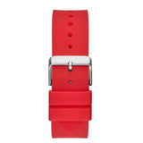 Guess Multifunction Black Dial Red Silicone Strap Men Watch GW0203G4