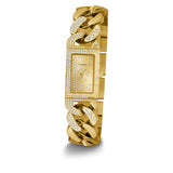 Guess Gold Chain Stainless Steel Strap Women Watch GW0298L2