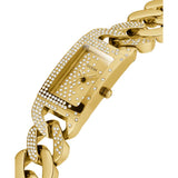 Guess Gold Chain Stainless Steel Strap Women Watch GW0298L2