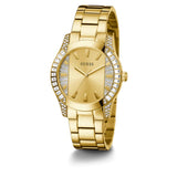 Guess Analog Gold Dial & Stainless Steel Strap Women Watch GW0305L3
