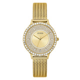 Guess Analog Gold Dial Milanese Strap Women Watch GW0402L2