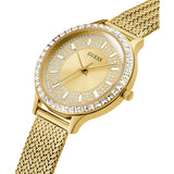 Guess Analog Gold Dial Milanese Strap Women Watch GW0402L2