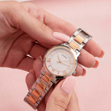Guess Two-Tone Stainless Steel Strap Women's Watch GW0404L3