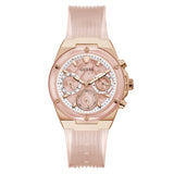 Guess Chronograph Pink Bio-Based Resin Strap Women Watch GW0409L3