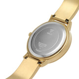 Guess Tri Luxe Gold Dial Stainless Steel Strap Women Watch GW0474L2
