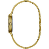 Guess Tri Luxe Gold Dial Stainless Steel Strap Women Watch GW0474L2