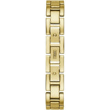 Guess Tri Luxe Gold Dial Stainless Steel Strap Women Watch GW0474L2