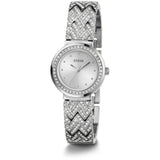 Guess Analog Silver Dial Stainless Steel Strap Women Watch GW0476L1
