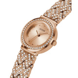 Guess Analog Rose Gold Dial & Stainless Steel Strap Women Watch GW0476L3