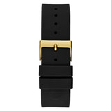 Guess Analog Green Dial Black Silicone Strap Women Watch GW0494G4