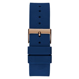 Guess Analog Blue Dial Silicone Strap Women Watch GW0494G5