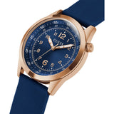Guess Analog Blue Dial Silicone Strap Women Watch GW0494G5