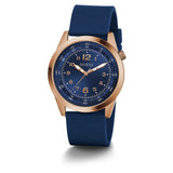 Guess Analog Blue Dial Silicone Strap Women Watch GW0494G5