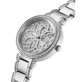 Guess Analog Silver Dial Stainless Steel Strap Women Watch GW0528L1