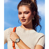 Guess Analog Silver Dial Stainless Steel Strap Women Watch GW0528L1