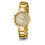 Guess Analog Gold Stainless Steel Strap Women Watch GW0528L2