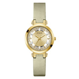 Guess Analog Gold Leather Strap Women Watch GW0535L4