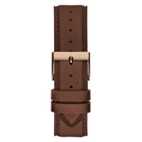 Guess Analog Brown Genuine Leather Strap Men Watch GW0540G4