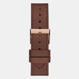 Guess Insignia Brown Dial And Leather Strap Women Watch GW0547L2
