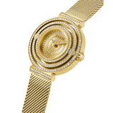 Guess Analog Gold Dial Milanese Strap Women Watch GW0550L2