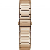 Guess Analog Chronograph Rose Gold Stainless Steel Strap Women Watch GW0552L3