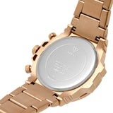 Guess Analog Chronograph Rose Gold Stainless Steel Strap Women Watch GW0552L3