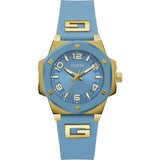 Guess G Hype Blue Silicone Strap Women Watch GW0555L3