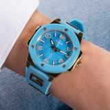 Guess G Hype Blue Silicone Strap Women Watch GW0555L3