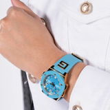 Guess G Hype Blue Silicone Strap Women Watch GW0555L3